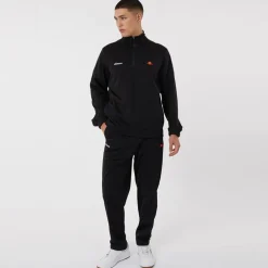 Ellesse Herren Ferrari Poly Trainingsanzug Schwarz