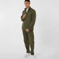 Ellesse Herren Ferrari Poly Trainingsanzug Khaki