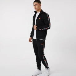 Ellesse Herren Giraldo Taped Poly Trainingsanzug Schwarz