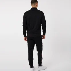 Ellesse Herren Giraldo Taped Poly Trainingsanzug Schwarz