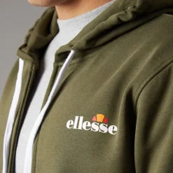 Ellesse Herren Klemerio Full Zip Hoodie Khaki