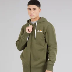 Ellesse Herren Klemerio Full Zip Hoodie Khaki