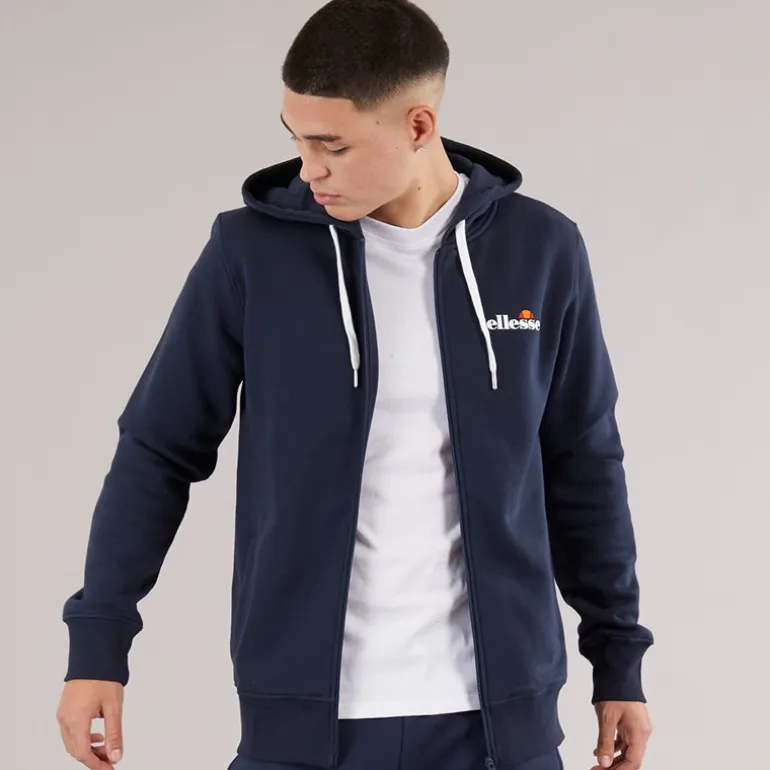 Ellesse Herren Klemerio Full Zip Hoodie Navy