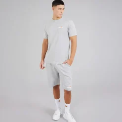 Ellesse Herren Malbory 2 Links Brust T Shirt Grey Marl