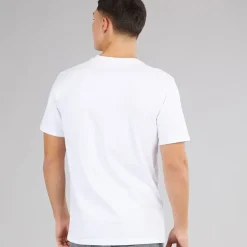 Ellesse Herren Ollio 2 Central Logo T Shirt Weiß