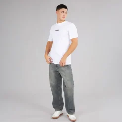 Ellesse Herren Ollio 2 Central Logo T Shirt Weiß