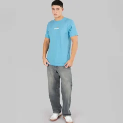 Ellesse Herren Ollio 2 Central Logo T Shirt Blau
