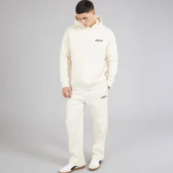 Ellesse Herren Rulle Relaxed Fit Gerade Bein Jogger Off White