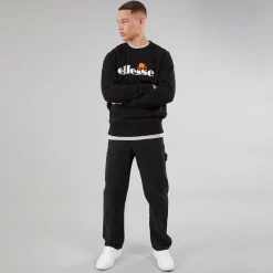 Ellesse Herren Sikanni Sweatshirt Schwarz