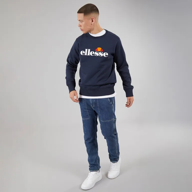 Ellesse Herren Sikanni Sweatshirt Navy