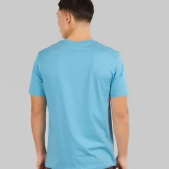 Ellesse Herren Squalius Retro Streifen T Shirt Blau