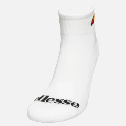 Ellesse Kinder Drei Paar Viertel Socken Weiß