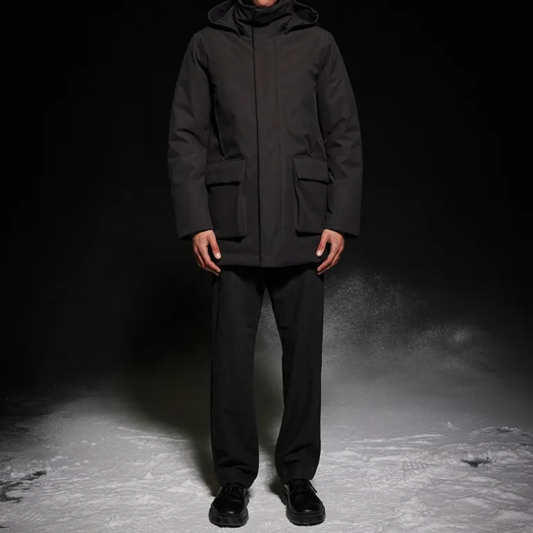Elvine Herren Kean Pet Poly Bonded 5K Jacke Schwarz