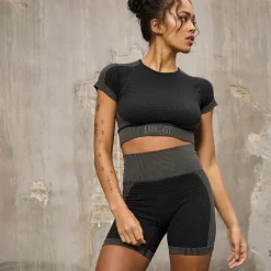 Everlast Damen Seamless Shorts Schwarz