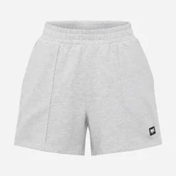 Everlast Damen weiter Pintuck Sweat Shorts Light Grey Melange