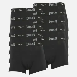 Everlast Herren Zehnerpack Boxershorts Schwarz