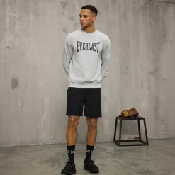 Everlast Sweatshirt Herren Iconic Maximized Hellgrau Mel
