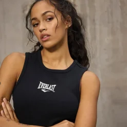 Everlast Tanktop aus Rippstrick Schwarz Damen