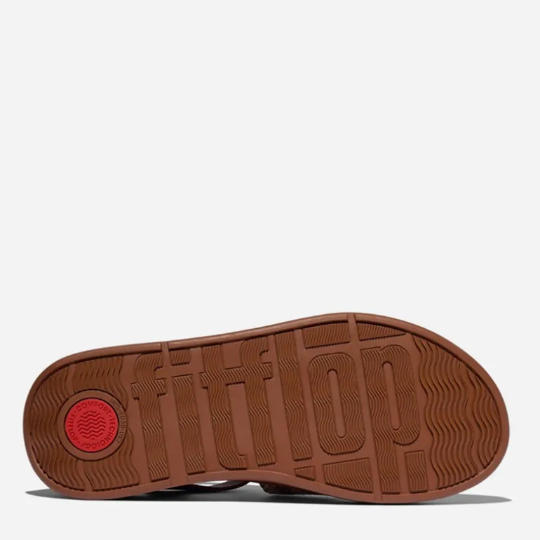 FitFlop Damen F Mode Fischer Sandalen Deep Tan/Paris Beige