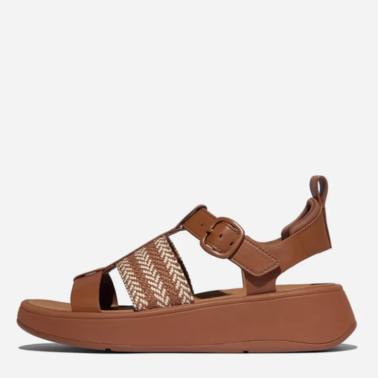FitFlop Damen F Mode Fischer Sandalen Deep Tan/Paris Beige