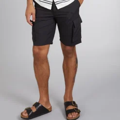 French Connection Cargo Shorts Tech Herren Schwarz