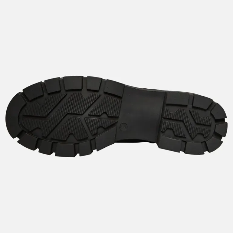 French Connection Damen Klobige Schnürstiefel Schwarz