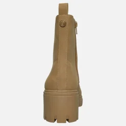 French Connection Damen Klobige Schnürstiefel Stein