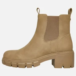 French Connection Damen Klobige Chelsea Stiefel Stein