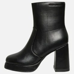French Connection Damen Schuhe mit eckiger Spitze Absatz Schwarz