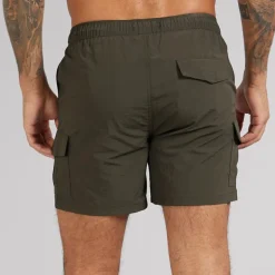 French Connection Herren Badeshorts Khaki