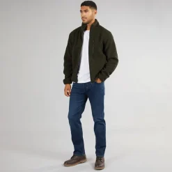 French Connection Herren Borg Trichterkragen Fleece Khaki