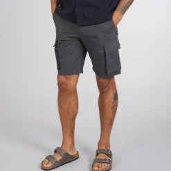French Connection Herren Cargo Tech Shorts Anthrazit