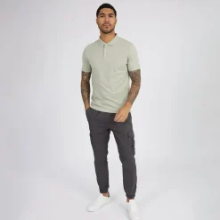 French Connection Herren Combat Tech Cargo Hosen Anthrazit