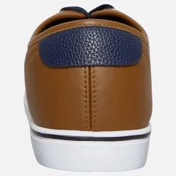French Connection Herren Deck PU Leinenschuhe Braun
