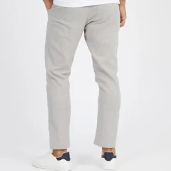 French Connection Herren Drawstring Linen Freizeithosen Grau