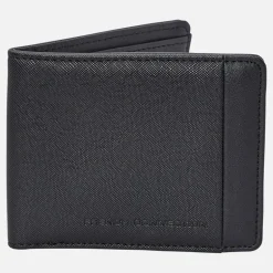 French Connection Herren FC Saffiano Brieftaschen Schwarz