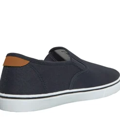 French Connection Herren FCUK Deck Slip On Canvas Pumps Marineblau