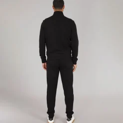 French Connection Herren FC 1/2 Zip Trainingsanzug Schwarz