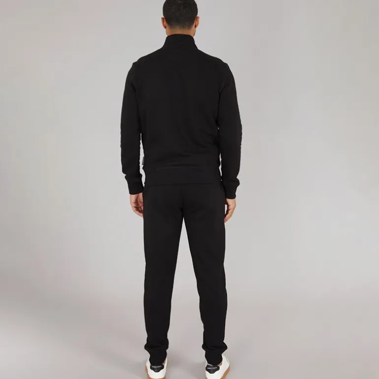 French Connection Herren FC 1/2 Zip Trainingsanzug Schwarz