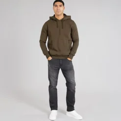 French Connection Herren Kapuzenpullover Khaki