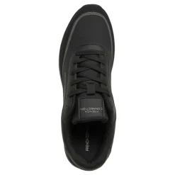 French Connection Herren PU/Suede Sneaker Schwarz