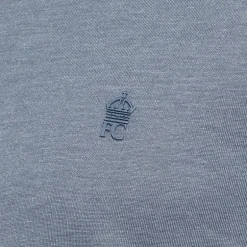 French Connection Herren T-Shirts Burgunderrotmeliert