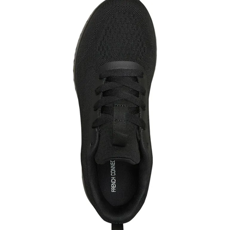 French Connection Herren V5 Schnürschuhe Schwarz Mono