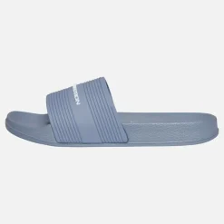 French Connection Junge Riemen Sandalen Light Blue/White Logo