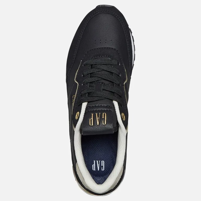 GAP Damen Concord Turnschuhe Black Gold