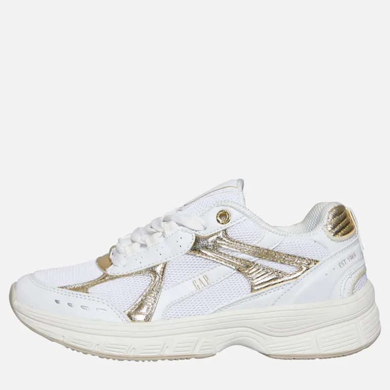 GAP Damen Sonnenuntergang Turnschuhe White Gold