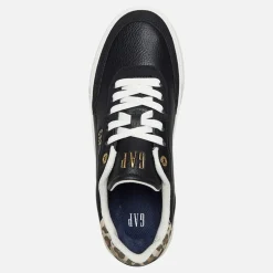 GAP Damen Waco Turnschuhe Black Leopard