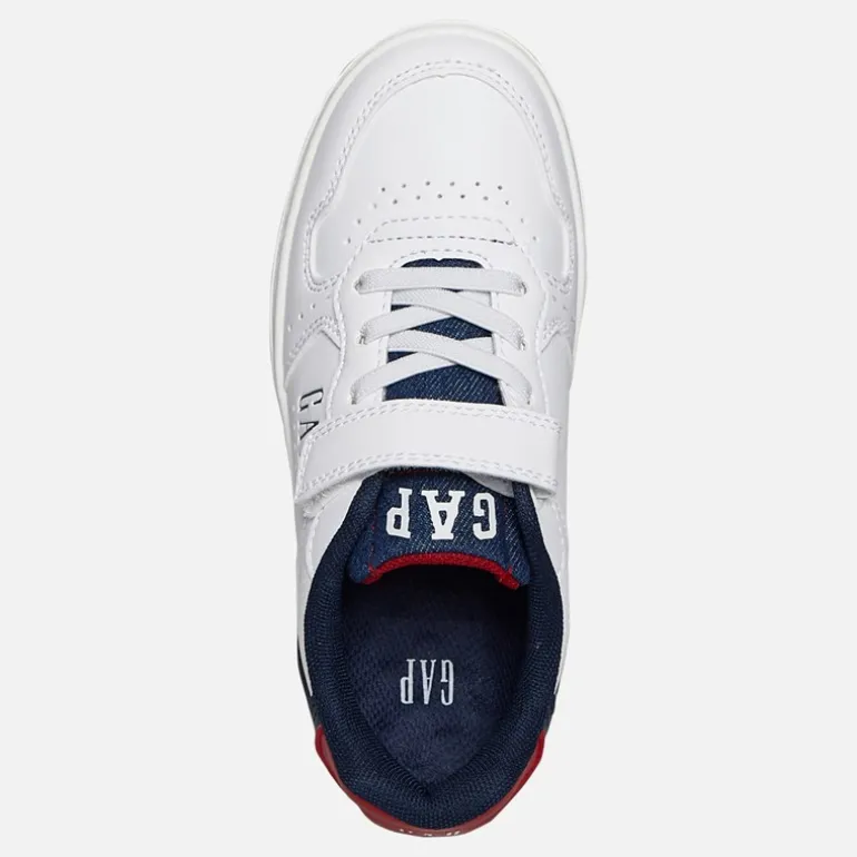 GAP Junge Chicago Sneaker Weiß/Marine/Rot White Navy Red