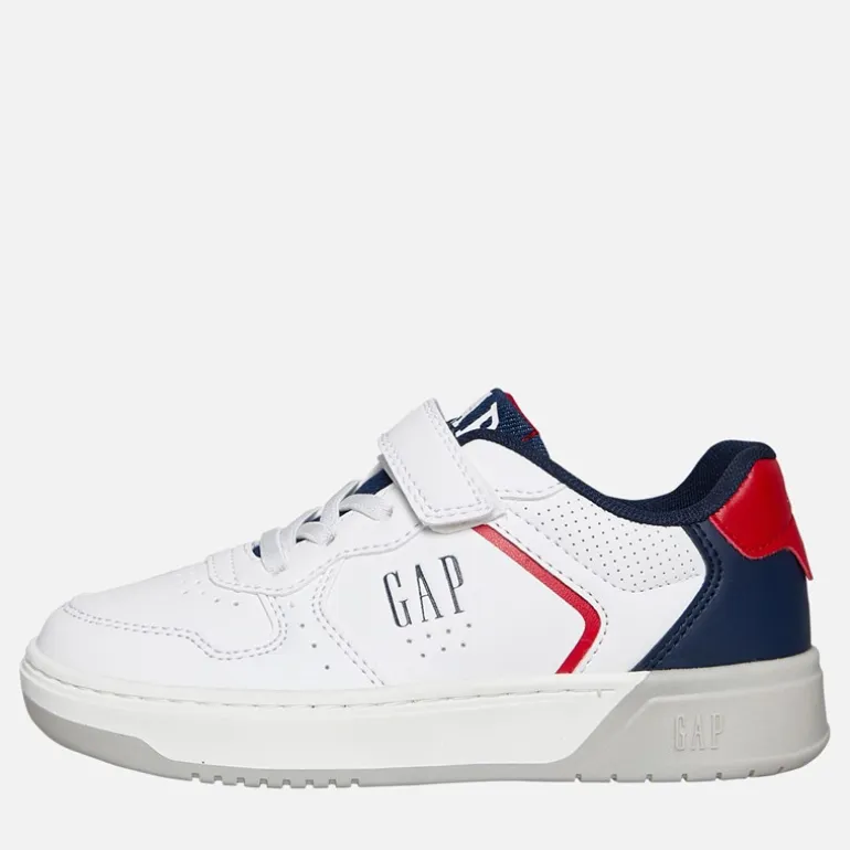 GAP Junge Chicago Sneaker Weiß/Marine/Rot White Navy Red