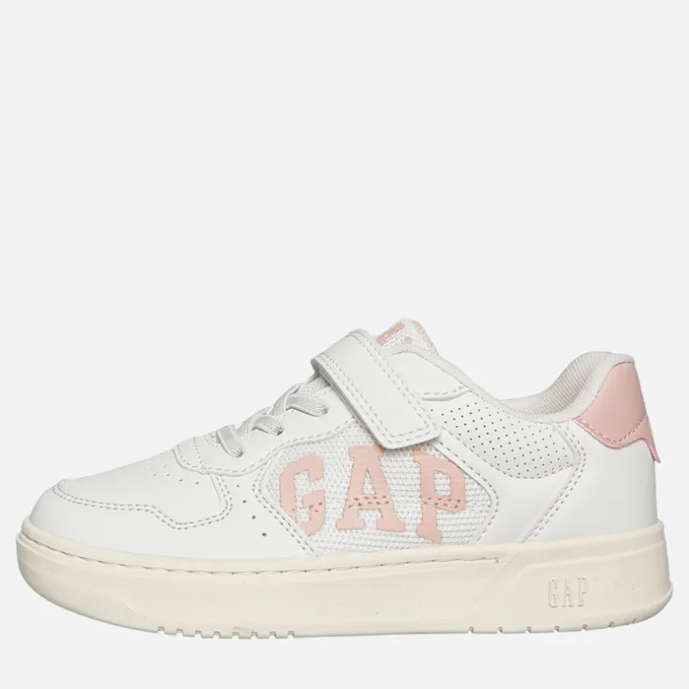 GAP Mädchen Detroit Turnschuhe Off-White/Hellrosa Off-White Light Pink